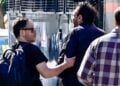 Μεταγωγή απο τη ΓΑΔΑ στα δικαστήρια και στον εισαγγελέα των συληφθέντων που κατηγορούνται για κακουργηματική απάτη σε βάρος του Δημοσίου (φωτ.: Μιχάλης Παπανικολάου / EUROKINISSI)