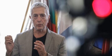 Ο Στέλιος Κούλογλου κατά τη διάρκεια συνέντευξη Τύπου της επιτροπής του ευρωκοινοβουλίου PEGA για την υπόθεση των τηλεφωνικών παρακολουθήσεων στην Ελλάδα. Παρασκευή 4 Νοεμβρίου 2022
(φωτ.: EUROKINISSI / Γιώργος Κονταρίνης)