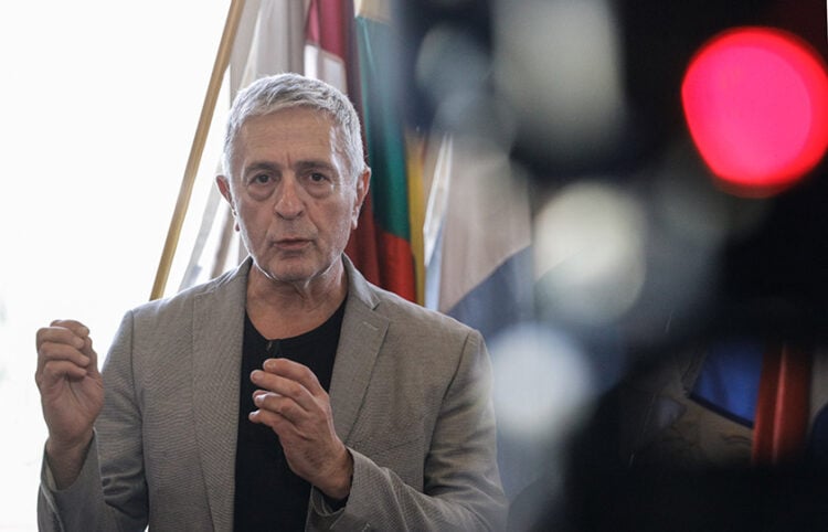 Ο Στέλιος Κούλογλου κατά τη διάρκεια συνέντευξη Τύπου της επιτροπής του ευρωκοινοβουλίου PEGA για την υπόθεση των τηλεφωνικών παρακολουθήσεων στην Ελλάδα. Παρασκευή 4 Νοεμβρίου 2022
(φωτ.: EUROKINISSI / Γιώργος Κονταρίνης)
