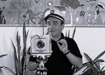 Ο Ορέστης Λάσκος σε κινηματογραφικό στιγμιότυπο (φωτ.: Facebook / Παλιός Ελληνικός κινηματογράφος)