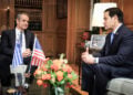 Συνάντηση του Κυριάκου Μητσοτάκη με τον Μάρκο Ρούμπιο, στο Μέγαρο Μαξίμου. Τετάρτη 7 Οκτωβρίου 2026 (φωτ.: EUROKINISSI / Γιώργος Κονταρίνης)
