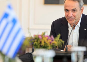 Ο Κυριάκος Μητσοτάκης σε συνάντηση στο Μέγαρο Μαξίμου,  Παρασκευή 11 Σεπτεμβρίου 2026 (φωτ.: EUROKINISSI / Γιώργος Κονταρίνης)