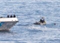 Από την επιχείρηση διάσωσης στο ναυάγιο της Σάμου (φωτ.: EUROKINISSI)