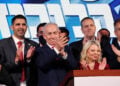Ο Μπενιαμίν Νετανιάχου απευθύνεται σε υποστηρικτές του σε εκλογική εκδήλωση του Λικούντ στην Ιερουσαλήμ, στις 28 Οκτωβρίου 2026 (φωτ.: EPA / Abir Sultan)
