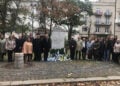 Μετά την κατάθεση στεφάνων στο Μνημείο των Ελλήνων, στην Πλατεία Πέτοφι της Βουδαπέστης. Κυριακή 25 Οκτωβρίου 2026 (φωτ.: Facebook / Greece in Hungary)
