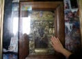 Η εικόνα της Παναγίας Σουμελά στον Πειραιά, στο ναό Αγίων Κωνσταντίνου και Ελένης. 15 Μαΐου 2017 (φωτ.: EUROKINISSI / Στέλιος Μισίνας)