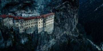 Η Παναγία Σουμελά όπως την βλέπει ένα... drone (φωτ.: route_of_history)