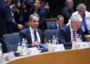 Ο Κυριάκος Μητσοτάκης στις εργασίες της Συνόδου Κορυφής στις Βρυξέλλες, Πέμπτη 15 Οκτωβρίου 2026 (φωτ.: European Union)