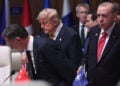 Ο πρόεδρος των ΗΠΑ Ντόναλντ Τραμ, ο γενικός γραμματέας του ΝΑΤΟ Μαρκ Ρούτε και ο πρόεδρος της Τουρκίας Ρετζέπ Ταγίπ Ερντογάν στη Σύνοδο Κορυφής του ΝΑΤΟ στην Άγκυρα, στις 8 Ιουλίου 2026 (φωτ.: EPA / Filip Singer)