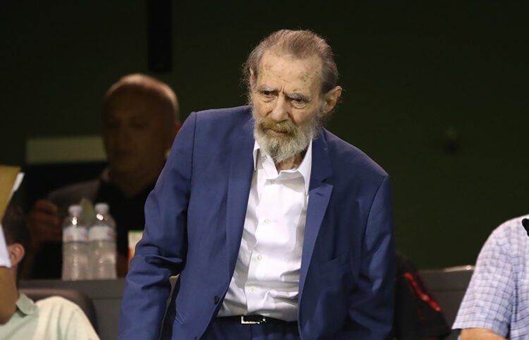 Ο «Καπετάνιος» στις εξέδρες για τον αγώνα του Παναθηναϊκού με την ΑΕΚ, για το πρωτάθλημα. 11 Σεπτεμβρίου 2022 (φωτ.: EUROKINISSI / Στέλιος Στεφάνου)