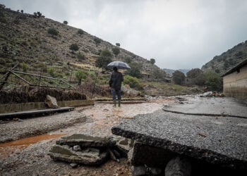 Καταστροφές στα Ζωνιανά του Δήμου Μυλοποτάμου στο Ρέθυμνο. Σάββατο 3 Οκτωβρίου 2026   (φωτ.: EUROKINISSI / Αντώνης Ζουριδάκης)