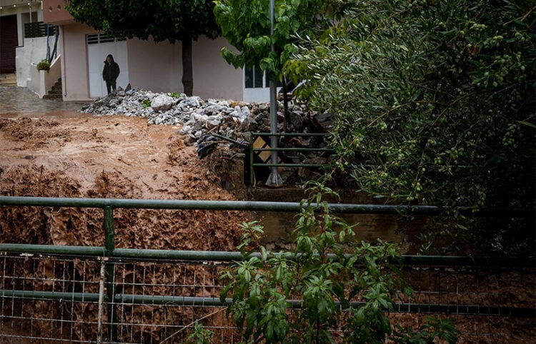 Συνεχίζεται για 3η ημέρα το ισχυρό κύμα κακοκαιρίας που πλήττει την Κρήτη. Εικόνα από τα Ζωνιανά του Δήμου Μυλοποτάμου στο Ρέθυμνο. Σάββατο 3 Οκτωβρίου 2026 (φωτ.: EUROKINISSI / Αντώνης Ζουριδάκης)